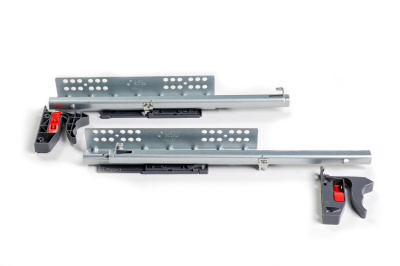 Направляющие скрытого монт Mont Blanc Quadro 300мм част.выдвиж. PushToOpen (с клипсой)10шт/уп 